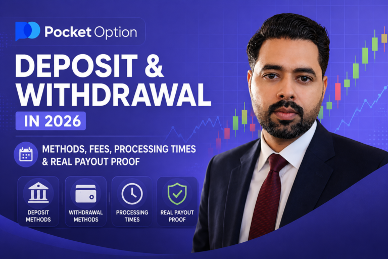 Pocket Option Deposit & Withdrawal in 2026: Methods, Fees, Processing Times & Real Payout Proof