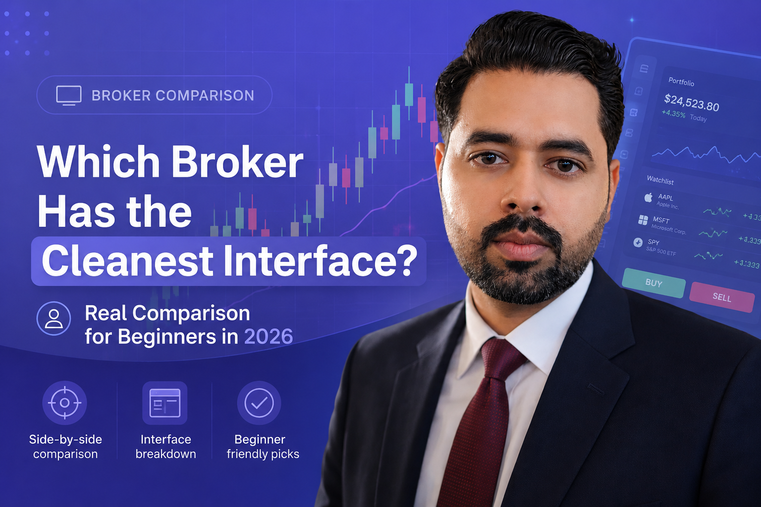 Which Broker Has the Cleanest Interface? Real Comparison for Beginners in 2026