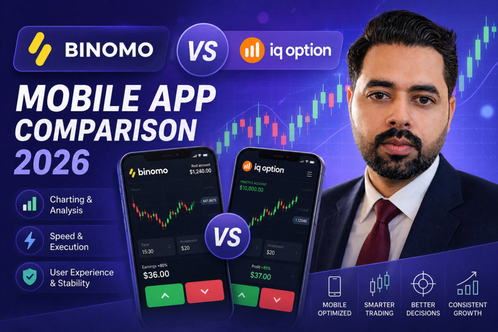 Binomo vs IQ Option Mobile App Comparison 2026: Which Trading App Is Better for Beginners?