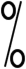 Percents
