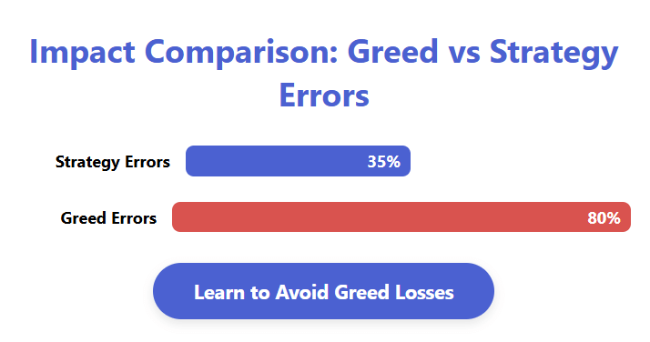 Comparing Greed Errors vs Strategy Errors