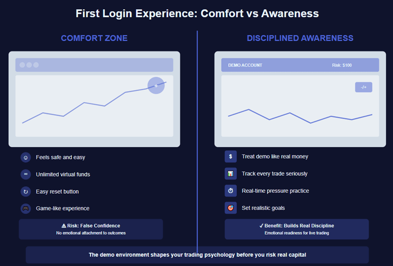 I strongly recommend opening both platforms at the same time and running them in parallel