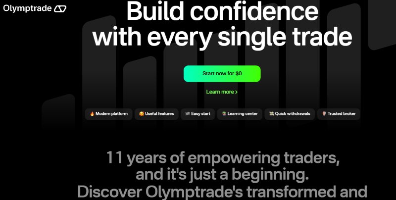 When I opened OlympTrade